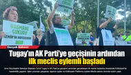 Tugay’ın AK Parti’ye geçişinin ardından ilk meclis eylemli başladı