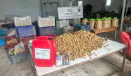 Ödemiş'te lavabo açıcıyla beyazlatılan 3 ton incir ele geçirildi
