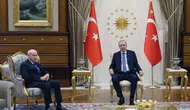 Erdoğan ve Bahçeli Külliye'de bir saat görüştü