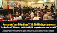 Başkan Ünsal: “Bütçemizi sürdürülebilir bir yapıya kavuşturmayı başardık”