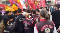 İzmir'de protestoya polis müdahalesi 