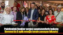 Bornova’da 8 aylık emeğin tuvale yansıyan hikayesi
