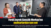 Ferdi Zeyrek Gençlik Merkezi’ne muhtarlardan tam not
