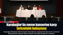 Karabağlar'da meme kanserine karşı farkındalık buluşması