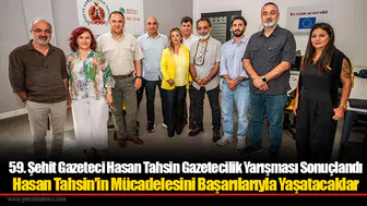 59. Şehit Gazeteci Hasan Tahsin Gazetecilik Yarışması Sonuçlandı