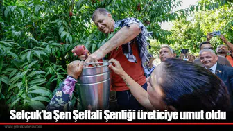 İzmir'de Şeftali Şenliği Üreticileri Buluşturdu, Tugay Çağrı Yaptı!