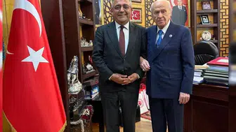 Devlet Bahçeli Sezgin Tanrıkulu ile görüştü