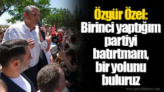 Özgür Özel'den parti yönetimine seçim uyarısı
