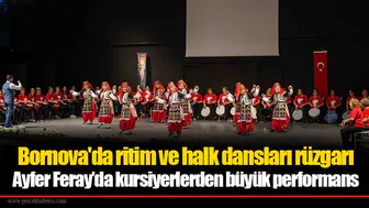 Bornova'da ritim ve halk dansları rüzgarı