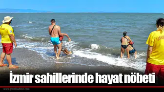 İzmir sahillerinde hayat nöbeti