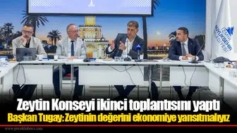 Başkan Tugay: Zeytinin değerini ekonomiye yansıtmalıyız