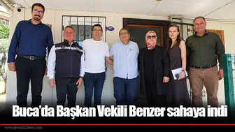 Buca’da Başkan Vekili Benzer sahaya indi