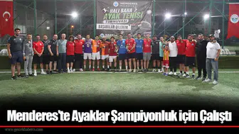 Menderes'te Ayaklar Şampiyonluk için Çalıştı