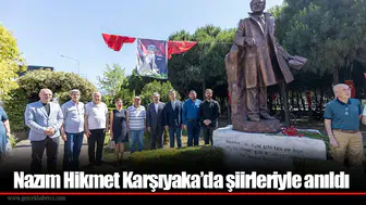 Nazım Hikmet Karşıyaka’da şiirleriyle anıldı