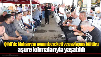 Çiğli’de Muharrem ayının bereketi ve paylaşma kültürü aşure lokmalarıyla yaşatıldı