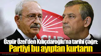 Özgür Özel'den Kılıçdaroğlu'na tarihi çağrı: Partiyi bu ayıptan kurtarın