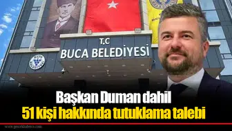 Başkan Duman dahil 51 kişi hakkında tutuklama talebi