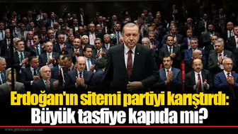 Erdoğan'ın sitemi partiyi karıştırdı: Büyük tasfiye kapıda mı?