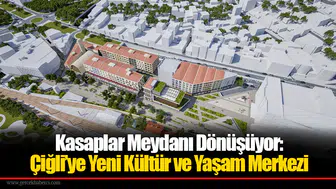 Kasaplar Meydanı Dönüşüyor: Çiğli’ye Yeni Kültür ve Yaşam Merkezi