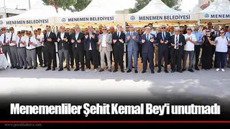Menemenliler Şehit Kemal Bey'i unutmadı