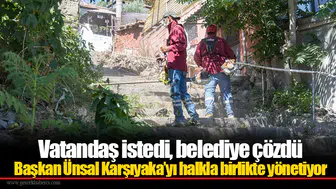Başkan Ünsal Karşıyaka’yı halkla birlikte yönetiyor