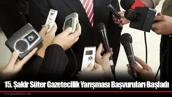 15. Şakir Süter Gazetecilik Yarışması Başvuruları Başladı