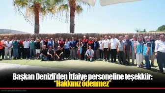 Çeşme'de İtfaiye Personeline Teşekkür Kahvaltısı Gerçekleştirildi