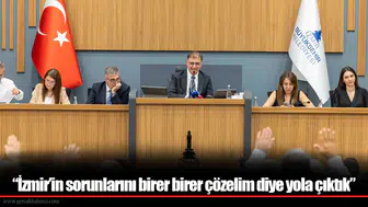 “İzmir’in sorunlarını birer birer çözelim diye yola çıktık”