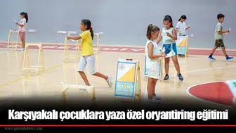 Karşıyakalı çocuklara yaza özel oryantiring eğitimi