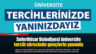 Seferihisar Belediyesi üniversite tercih sürecinde gençlerin yanında