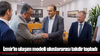 İzmir'in ulaşım modeli uluslararası takdir topladı