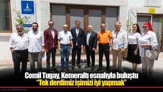 Başkan Tugay, Kemeraltı'nda esnafla buluşup projeleri ve sorunları değerlendirdi.