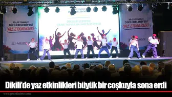 Dikili’de yaz etkinlikleri büyük bir coşkuyla sona erdi