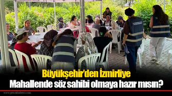 Büyükşehir’den İzmirliye  Mahallende söz sahibi olmaya hazır mısın?