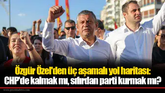 Özgür Özel'den üç aşamalı yol haritası: CHP'de kalmak mı, sıfırdan parti kurmak mı?