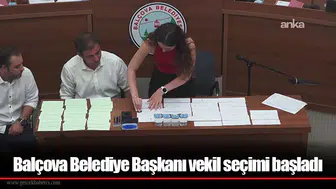 Balçova Belediye Başkanı vekil seçimi başladı