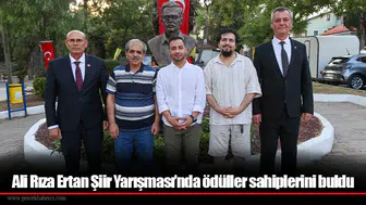 Ali Rıza Ertan Şiir Yarışması’nda ödüller sahiplerini buldu