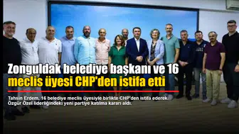 Zonguldak belediye başkanı ve 16 meclis üyesi CHP'den istifa etti