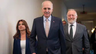 Numan Kurtulmuş'un siyasi parti trafiği sürüyor: Çerçeve yasa teklifi pazartesi Meclis'te masaya yatıyor