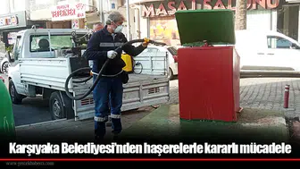 Karşıyaka Belediyesi’nden haşerelerle kararlı mücadele