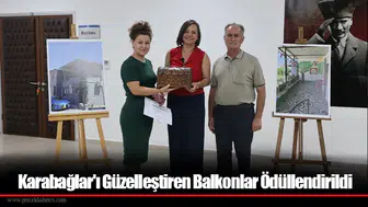 Karabağlar'ı Güzelleştiren Balkonlar Ödüllendirildi