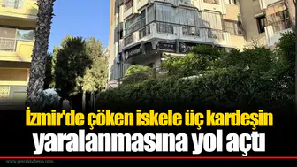 İzmir'de çöken iskele üç kardeşin yaralanmasına yol açtı