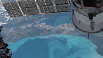 NASA uydularından İstanbul Boğazı'ndaki turkuaz renk değişimi