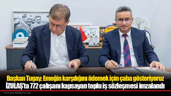 Başkan Tugay: Emeğin karşılığını ödemek için çaba gösteriyoruz
