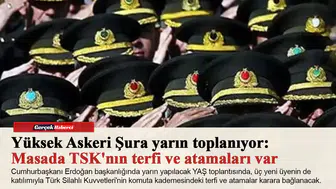 Yüksek Askeri Şura yarın toplanıyor: Masada TSK'nın terfi ve atamaları var