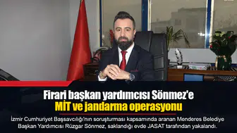 Firari başkan yardımcısı Sönmez'e MİT ve jandarma operasyonu