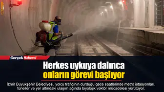 Herkes uykuya dalınca onların görevi başlıyor