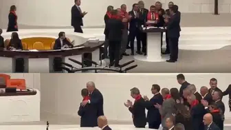 TBMM kürsüsünde şehit isimlerini okuyan vekile müdahale