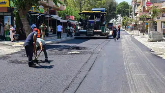 Salihli’nin Şüheda Caddesi Baştan Aşağı Yenileniyor