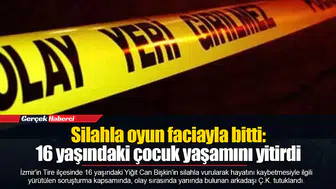 İzmir'de 16 yaşındaki gencin silahla ölümüne ilişkin arkadaşı tutuklandı